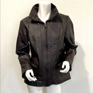 Women's Black Leather Jacket